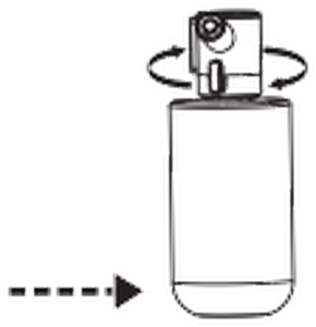 Twisting the atomised head off the top of the A320 oil bottle
