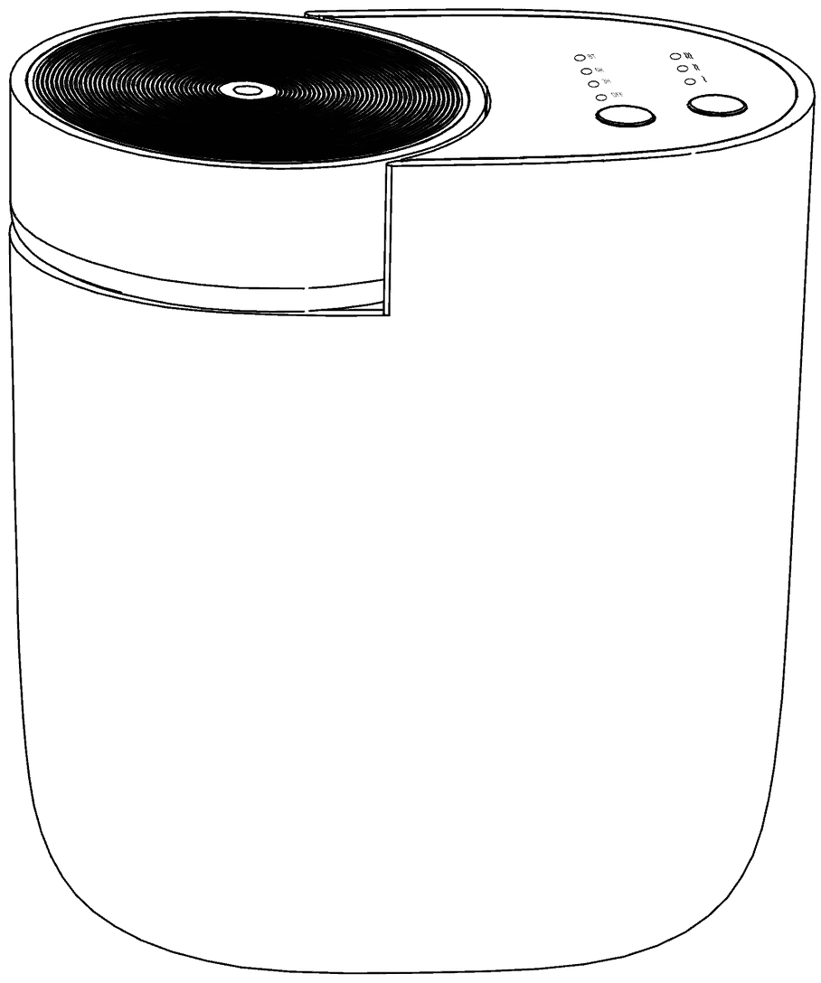 A323 diffuser body with the atomizer cap fitted