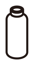 60 mL refillable oil bottle