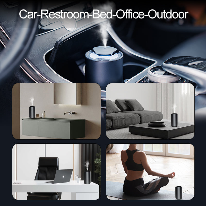 Portable Waterless Aroma Diffuser  For Home Office Car