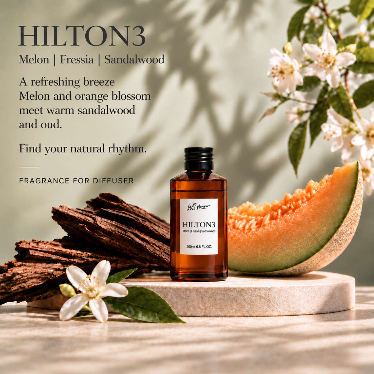 # No.01｜H Hotel Inspired by Hilton 200ML｜Fresh Floral Fruity · Clean & Welcoming
