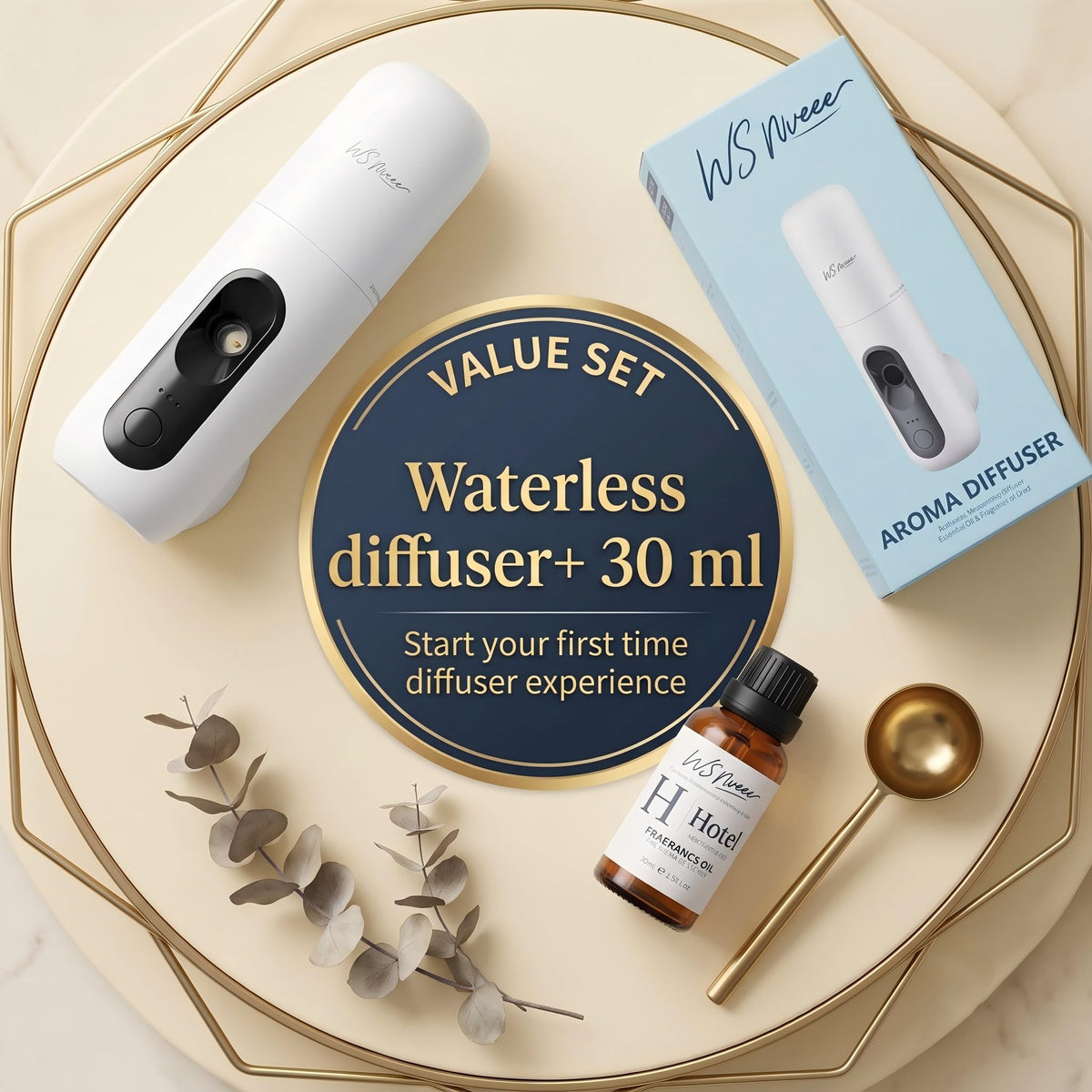 Mini Plug in Waterless Diffuser With 30ML H Hotel Sets