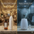 Plug in Waterless Diffuser for Home Fragrance – Up to 500 sq ft Scent Coverage – No Heat, No Water
