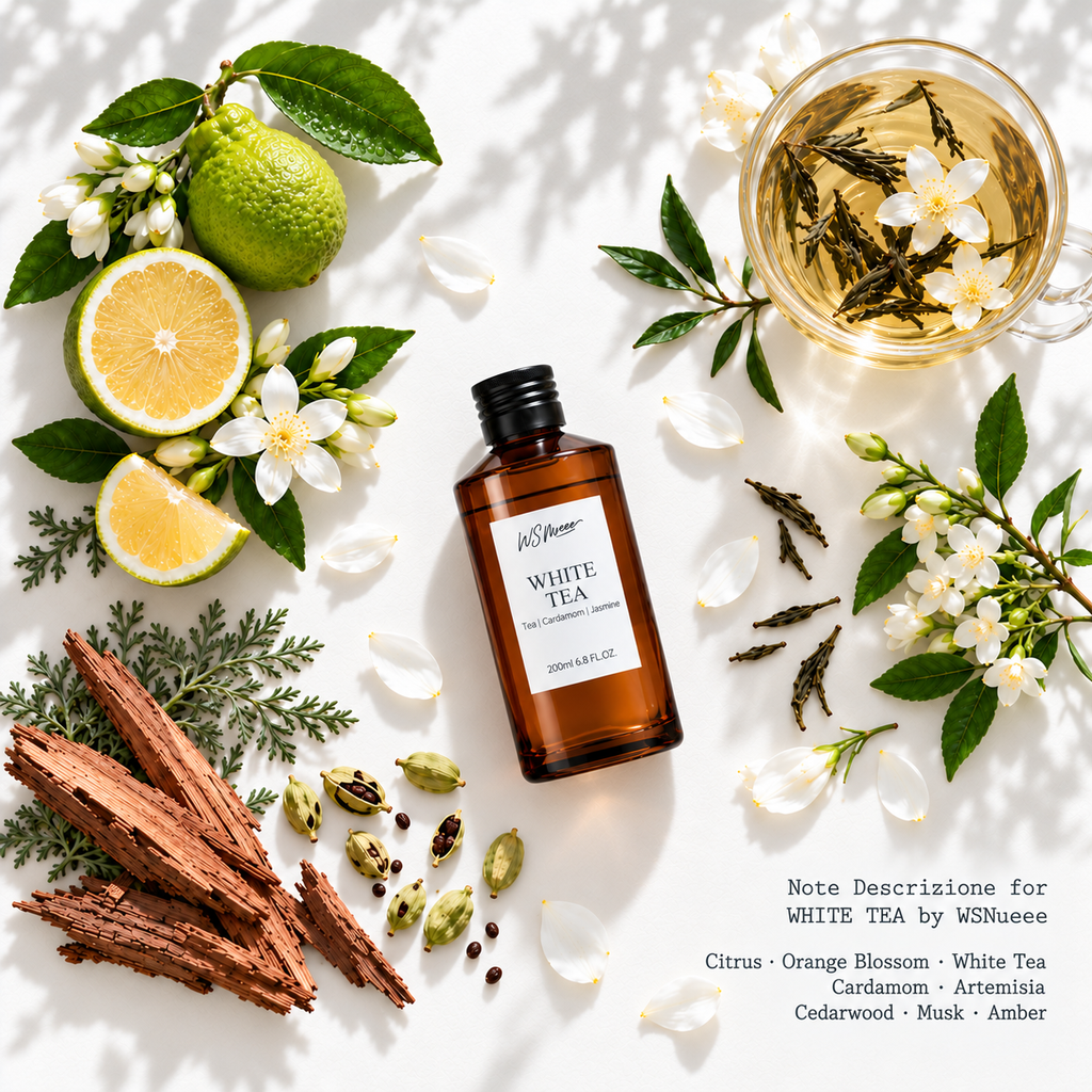 #No.03｜White Tea ｜Clean Woody Citrus · Pure & Timeless