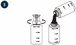 Reinstall the bottle